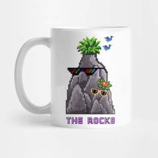 The Rocks meme pixel art Mug